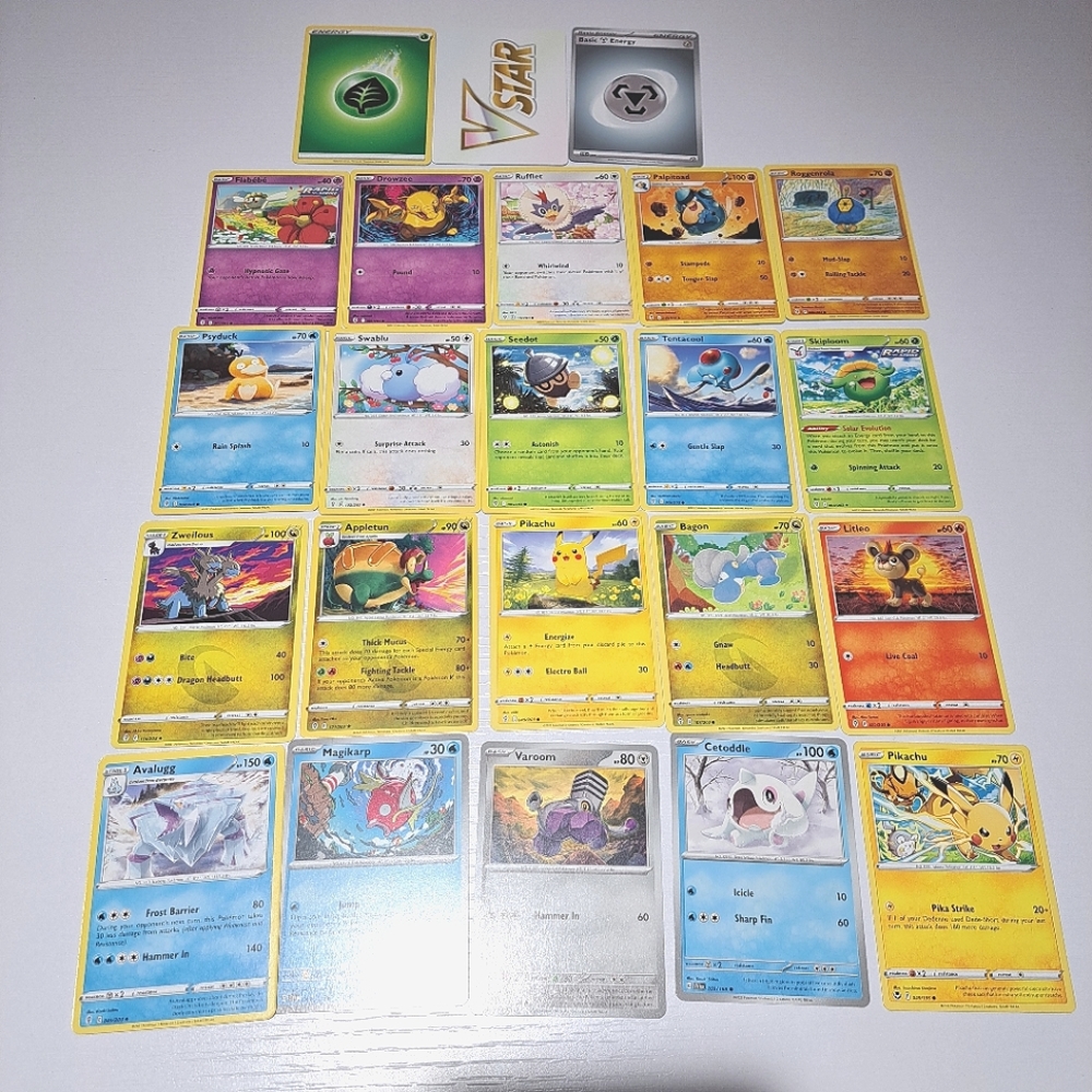 Pokemon non holo card lot of 20